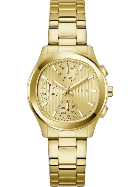 Guess Birdie Γυναικείο Ρολόι με Χρυσό Μεταλλικό Μπρασελέ GW1031L2