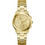 Guess Birdie Γυναικείο Ρολόι με Χρυσό Μεταλλικό Μπρασελέ GW1031L2