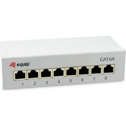 Equip 326522 Ethernet Patch Panel Rack 1U 12 Θυρών Cat.6a Shielded FTP