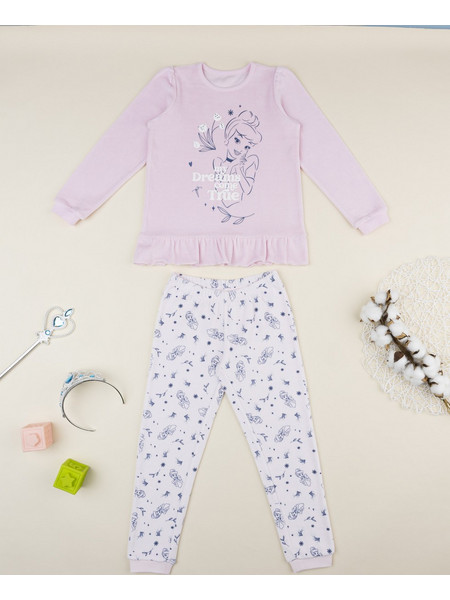Prenatal Παιδική Πιτζάμα Fleece Χειμωνιάτικη Λιλά 1529628