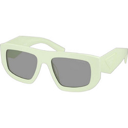 Prada PR04SU 05K50Q Γυναικεία Γυαλιά Ηλίου Aviator Κοκάλινα Λευκά με Μαύρο Φακό
