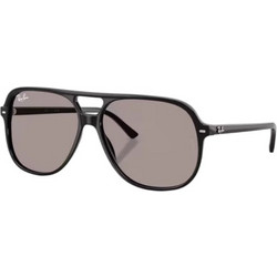 Ray-Ban RB2198 90153 Ανδρικά Γυαλιά Ηλίου Aviator Μαύρα με Καφέ Φακό