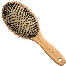 Olivia Garden Bamboo Touch Medium Βούρτσα Μαλλιών για Ξεμπέρδεμα Καφέ