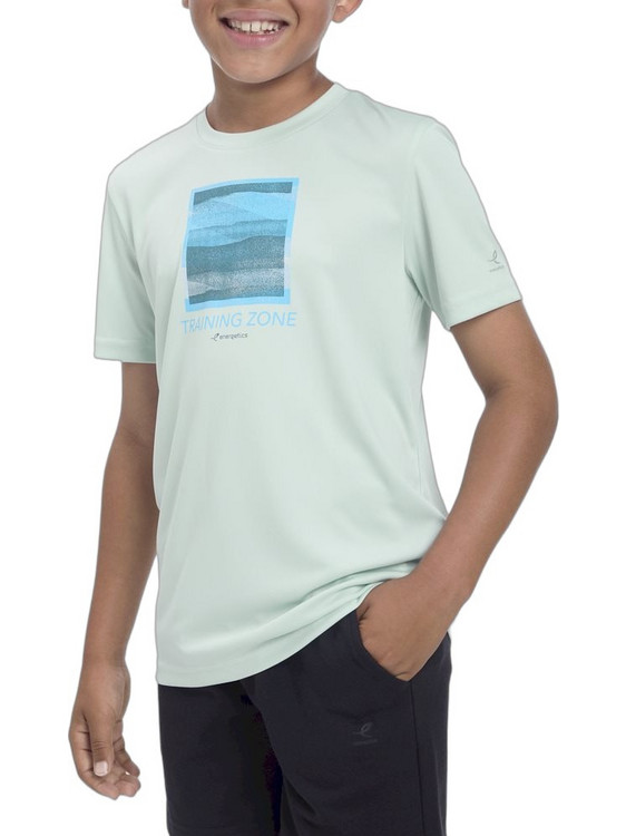 Energetics Παιδικό T-Shirt Κοντομάνικο Λευκό Γαλάζιο 434534-902-597