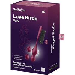 Satisfyer Love Birds Vary Σετ Κολπικές Μπάλες Μωβ 3τμχ