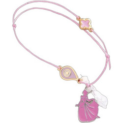 Parisis Cinderella Μαρτυρικά Βάπτισης Βραχιόλια Ροζ 50τμχ NM4-306