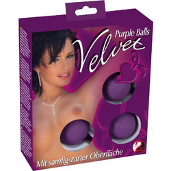You2Toys Velvet Κολπικές Μπάλες Μωβ