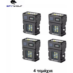 Spywolf Cosmo Mini Tactical EDC Επαναφορτιζόμενος Φακός Led 3600lm TC-372