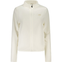 Norway Γυναικεία Ζακέτα Fleece Μακριά με Φερμουάρ Λευκή 849905