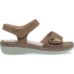 Parex Γυναικεία Σανδάλια Suede Ανατομικά Καφέ 11633063