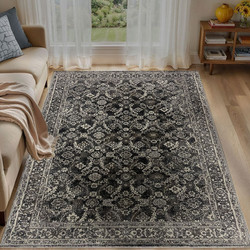 Emporio Collection Frieze Venedik Χαλί Ορθογώνιο 160x220cm VN783 Antrasit