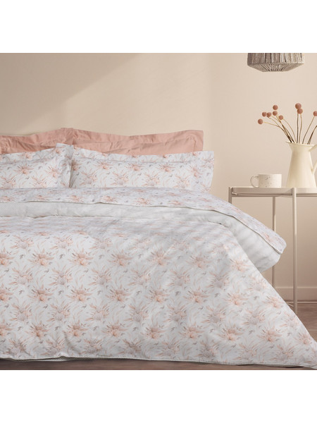 Das Home Σετ Σεντόνια Υπέρδιπλα Βαμβακερά 240x260 Daily 3181 Cream Grey
