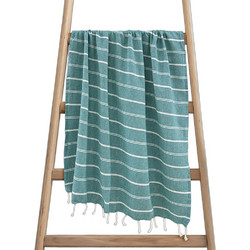 Lino Home Veliu Πετσέτα Παρεό Θαλάσσης Πετρόλ 90x180cm 2200001267