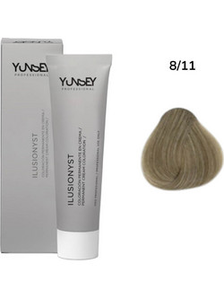 Yunsey Ilusionyst 8.11 Ανοιχτό Ξανθό Μπλε Σαντρέ Μόνιμη Βαφή Μαλλιών 60ml