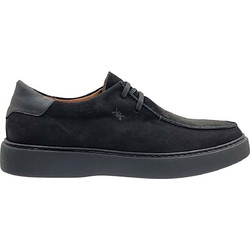 Kricket Ανδρικά Μοκασίνια Boat Shoes Καστόρινα Μαύρα 25Χ-1034B-34
