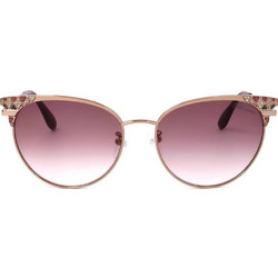Blumarine SBM163S A39V Γυναικεία Γυαλιά Ηλίου Πεταλούδα Μεταλλικά Χρυσά με Ροζ Φακό