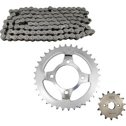 RK Σετ Αλυσίδα & Γρανάζια Κίνησης 36T 15T 428 SB 104 Links για Daytona Sprinter 125