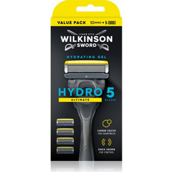 Wilkinson Sword Hydro 5 Ultimate Ανταλλακτικά Ξυραφάκια με 5 Λεπίδες & Λιπαντική Ταινία 5τμχ