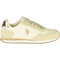 U.S. Polo Assn. Γυναικεία Sneakers Εκρού Μπεζ HAPPY004W6NH1-BEWHGO02