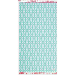 Nef-Nef Option Fringes Πετσέτα Θαλάσσης Τιρκουάζ 90x170cm 040070