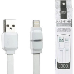 Remax Breathe Flat USB-A to Lightning Cable 1m White