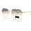 RV8032-1 Ανδρικά Γυαλιά Ηλίου Aviator Μεταλλικά Χρυσά με Καφέ Φακό