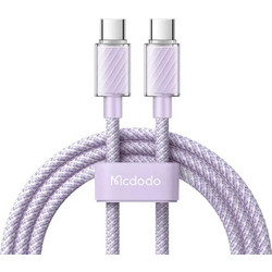 Mcdodo CA-3672 Braided USB-C to USB-C 100W 1.2m Purple