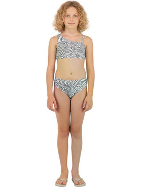 Joyce Παιδικό Μαγιό Bikini Set για Κορίτσι Λευκό Μαύρο 2645822