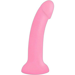 Dildolls Glitzy Premium Dildo με Βεντούζα 17.6cm Ροζ