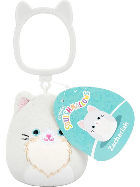 Jazwares Squishmallows W12 Zacharian the Cat με Κλιπ 9cm