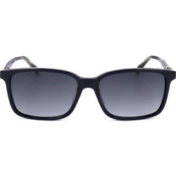 Safilo LASTRA 01/S G9Z Ανδρικά Γυαλιά Ηλίου Τετράγωνα Κοκάλινα Μαύρα με Μαύρο Φακό