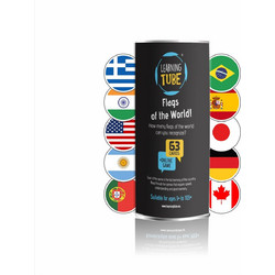 K-Toyz Learning Tubes Flags Of The World