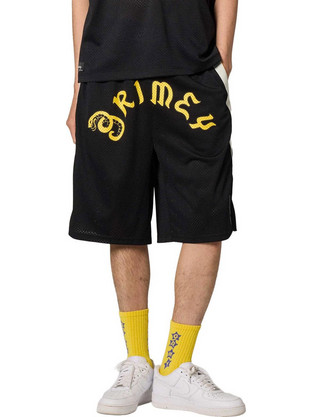 Grimey Droppin Science Ανδρική Βερμούδα Υφασμάτινη Μαύρη GBMS207-BLK