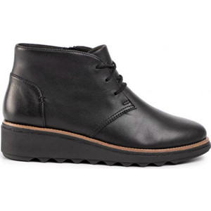 Clarks Γυναικεία Μποτάκια Αστραγάλου Πλατφόρμα Δερμάτινα Μαύρα 26147121 Clarks Γυναικεία Μποτάκια Αστραγάλου Πλατφόρμα Δερμάτινα Μαύρα 26147121