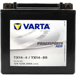 Varta Μπαταρία Μοτοσυκλέτας TX14-BS 200A 12Ah
