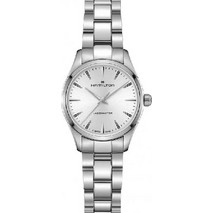 Hamilton Jazzmaster Γυναικείο Ρολόι με Ασημί Μεταλλικό Μπρασελέ H32301181