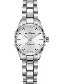Hamilton Jazzmaster Γυναικείο Ρολόι με Ασημί Μεταλλικό Μπρασελέ H32301181