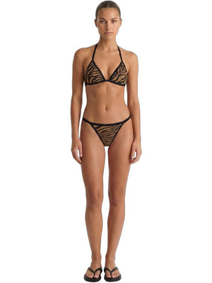 Sugarfree Bikini Slip Animal Print Καφέ 26802052-303