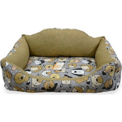 Madpet Deluxe Καναπές Κρεβάτι Σκύλου Χακί 55x43cm MP-70513