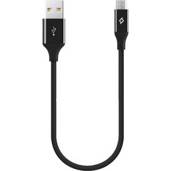 Ttec Alumi Cable USB-A to USB-C 65W 0.3m Black