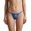 Milena By Paris Γυναικείο Sexy String με Δαντέλα Royal Blue 6970