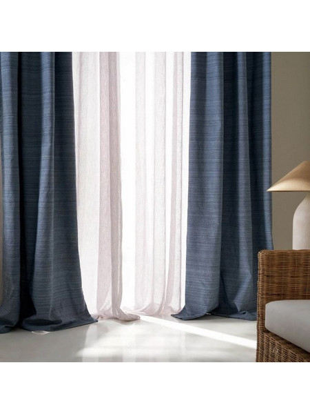 Gofis Home Κουρτίνα με Σιρίτι 130x270 Teyana 656 Jean Blue