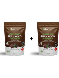 Βιολόγος Βιολογική Φυτική Πρωτεΐνη Αρακά Choco Γράμμωσης Χωρίς Λακτόζη & Γλουτένη 2x500gr