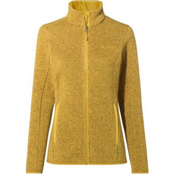 Vaude Rienza IV Γυναικεία Ζακέτα Fleece Μακριά με Φερμουάρ Κίτρινη 42983-048