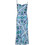 Funky Buddha Midi Καλοκαιρινό Βραδινό Φόρεμα Γαλάζιο FBL013-131-13