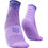 Compressport Pro Racing V4.0 Run Ανδρικές Κάλτσες Ψηλές με Σχέδια Μωβ 2Pack XU00001B-3044
