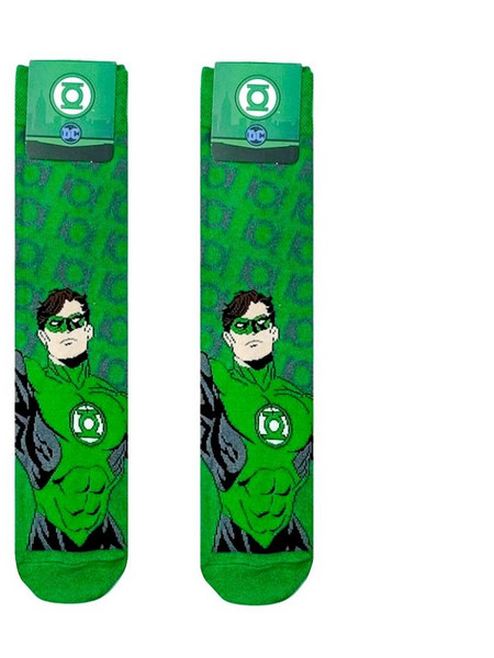 Disney Green Lantern Ανδρικές Κάλτσες Ψηλές με Σχέδια Πράσινες GL20546