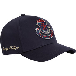 Tommy Hilfiger Ανδρικό Καπέλο Jockey Υφασμάτινο Navy Μπλε AM0AM14104