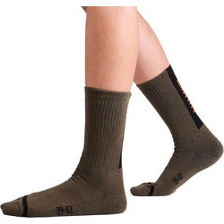 Palladium Jacquard Ανδρικές Κάλτσες Ψηλές με Σχέδια Καφέ SX7384-308