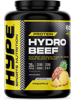 Hype Premium Hydro Beef Pineapple Πρωτεΐνη Γράμμωσης Χωρίς Λακτόζη 1.8kg